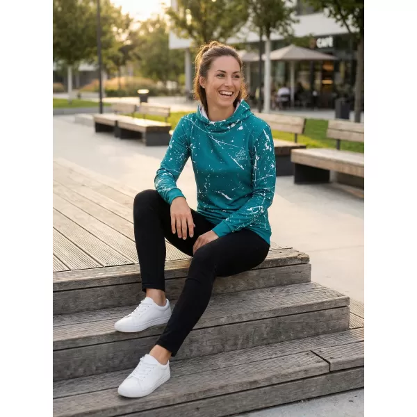  Ženska vrhunska funkcionalna majica ALTISPORT VOJ/ALW034MI01 SMARAGD 