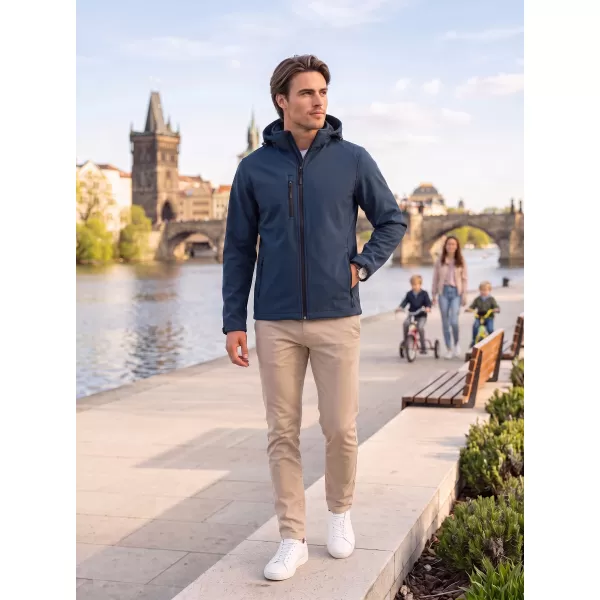  Muška softshell jakna ALTISPORT NoPrint NP/ALM225 TAMNOPLAVA 