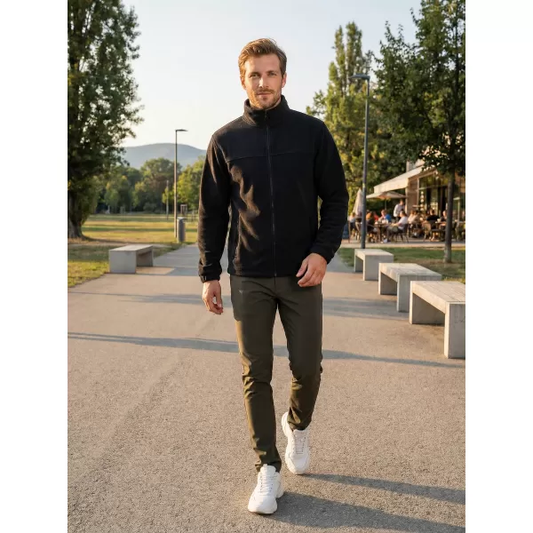  Muška majica od flisa ALTISPORT NoPrint NP/ALM105 CRNA 
