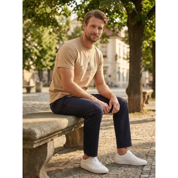  Muška majica kratkih rukava ALTISPORT CARRYOVER ALM160AL805 PJESKOVITA 