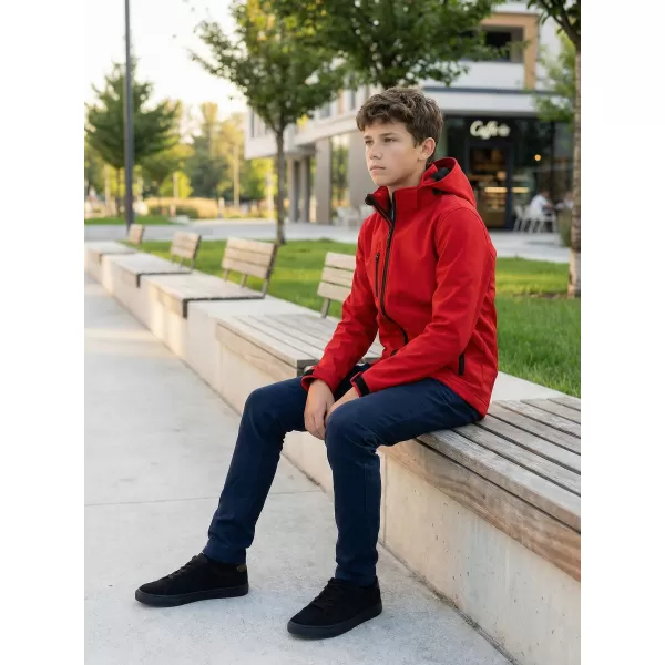  Dječja softshell jakna ALTISPORT NoPrint NP/ALK535 CRVENA 