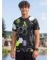 Muška funkcionalna premium majica ALTISPORT VOJ/ALM037TR01 CRNA I ŽUTA