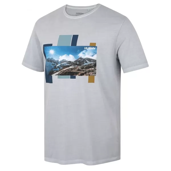  Košulja HUSKY TEE SKYLINE M SVIJETLO SIVE BOJE 