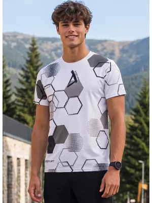 Muška funkcionalna premium majica ALTISPORT VOJ/ALM037TR01 BIJELA