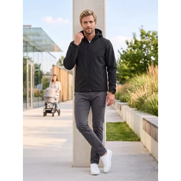  Muška softshell jakna ALTISPORT NoPrint NP/ALM225 CRNA 