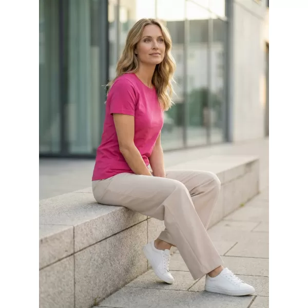  Ženska majica kratkih rukava ALTISPORT NoPrint NP/ALW331 MAGENTA 