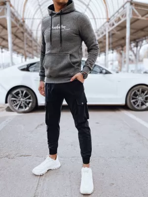 Muška dukserica DSTREET BX5705 TAMNO SIVA