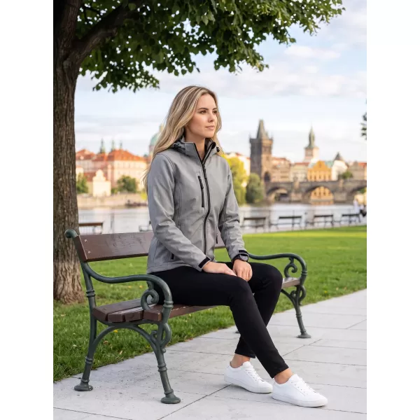  Ženska softshell jakna ALTISPORT NoPrint NP/ALW125 ČELIČNO SIVA 