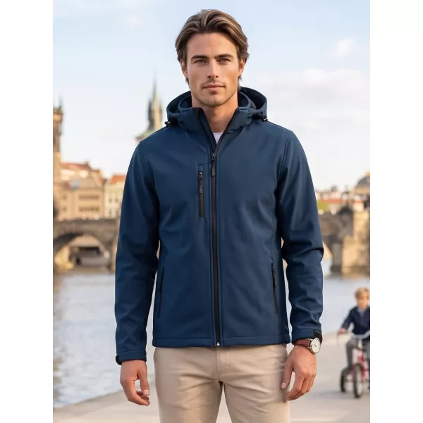  Muška softshell jakna ALTISPORT NoPrint NP/ALM225 TAMNOPLAVA 