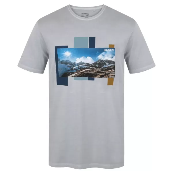  Košulja HUSKY TEE SKYLINE M SVIJETLO SIVE BOJE 