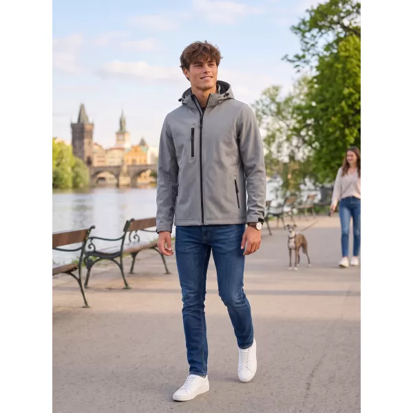  Muška softshell jakna ALTISPORT NoPrint NP/ALM225 ČELIČNO SIVA 