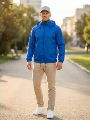 Unisex vjetrovka ALTISPORT NoPrint NP/ALU425 KRALJEVSKO PLAVA