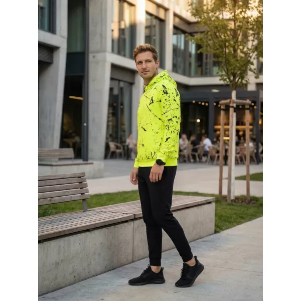  Muška premium funkcionalna majica ALTISPORT VOJ/ALM034MI01 NEON ŽUTA 