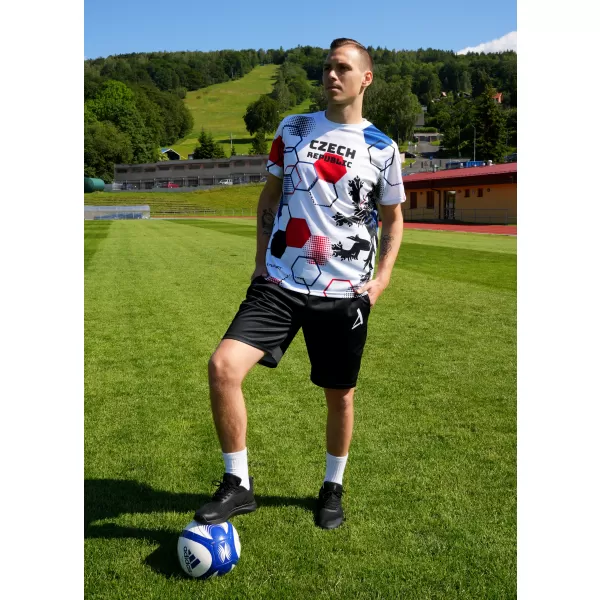  Muška premium funkcionalna majica ALTISPORT x CZE VOJ/ALM036TR01 HEKSA BIJELA 