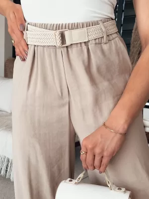 Ladijske hlače DSTREET CHIMAS UY2107 KARAMELA