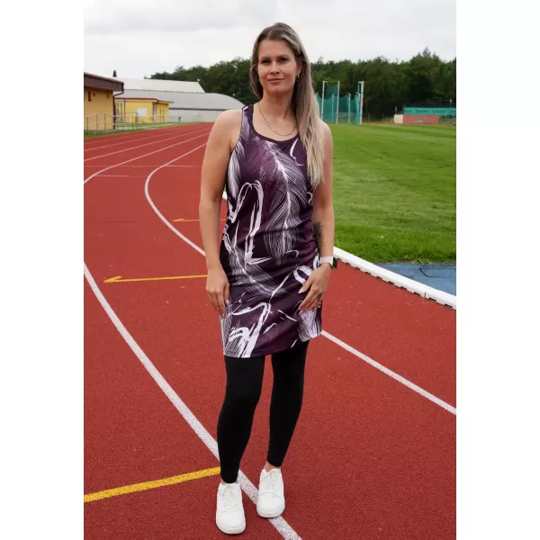  Ženska vrhunska funkcionalna haljina s prslukom ALTISPORT VOJ/ALW001SAT01 LJUBIČASTA 