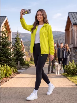 Unisex vjetrovka ALTISPORT NoPrint NP/ALU425 NEON ŽUTA