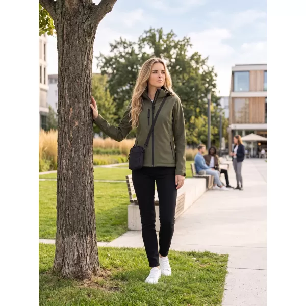  Ženska softshell jakna ALTISPORT NoPrint NP/ALW125 VOJNOG 