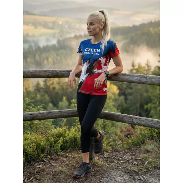  Ženska premium funkcionalna majica ALTISPORT x CZE VOJ/ALW036TR01 PRUGE 