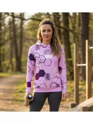 Ženska vrhunska funkcionalna majica ALTISPORT VOJ/ALW037MI01 LILA