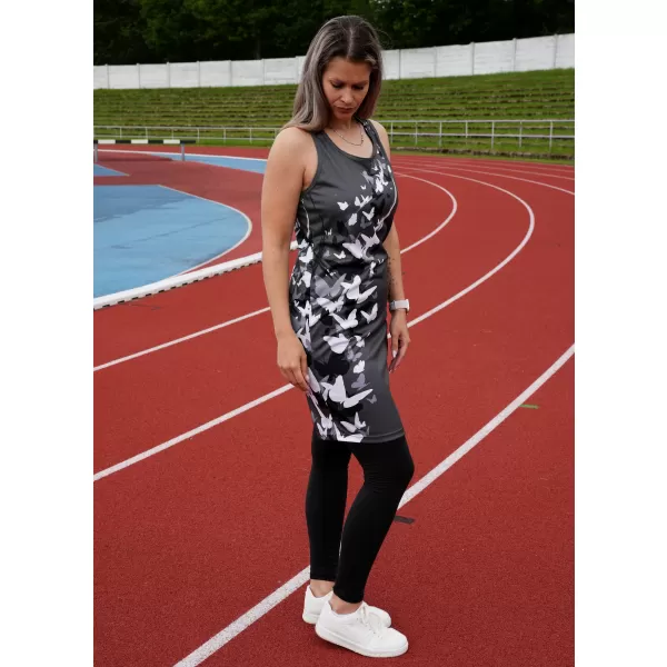  Ženska vrhunska funkcionalna haljina s prslukom ALTISPORT VOJ/ALW022SAT01 SIVA 