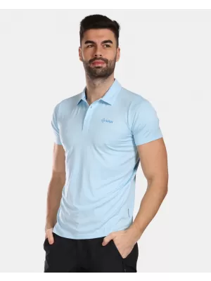 Muška majica s kragnom KILPI OLIVA-M VM0326KI SVIJETLOPLAVA