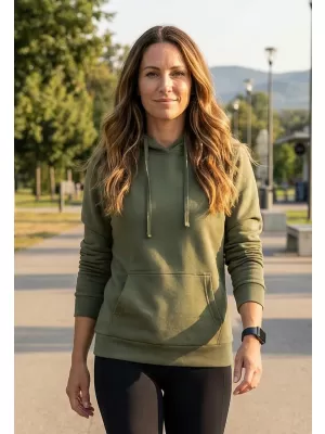 Ženski sweatshirt ALTISPORT NoPrint NP/ALW597NJ MASLINA