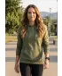 Ženski sweatshirt ALTISPORT NoPrint NP/ALW597NJ MASLINA