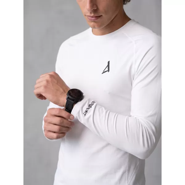  Muška premium funkcionalna kompresijska majica ALTISPORT VOJ/ALM000TR03 BIJELA 