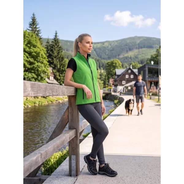  Ženski softshell prsluk ALTISPORT NoPrint NP/ALW7211NJ ZELENA/MORNARSKA 