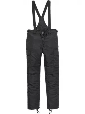 Hlače BRANDIT THERMAL DUNGAREES BD1012 CRNI