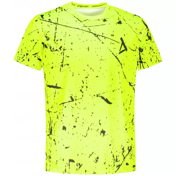  Muška funkcionalna premium majica ALTISPORT VOJ/ALM034TR01 NEON ŽUTA 