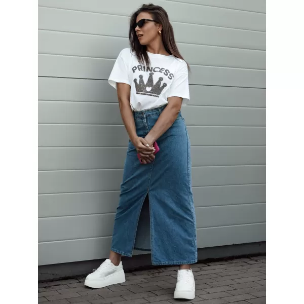  Ženska suknja DSTREET VIRTON CY0465 PLAVI 