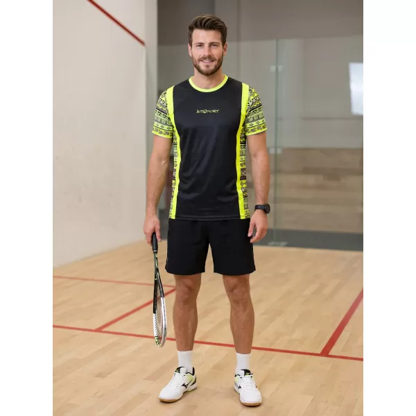  Muška funkcionalna premium majica ALTISPORT VOJ/ALM043TR01 NEON ŽUTA 