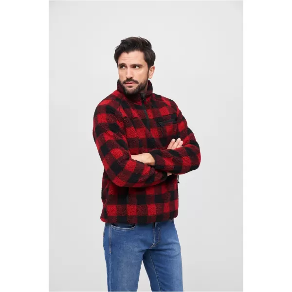  Muška dukserica BRANDIT BD5022 CRVENO/CRNO 