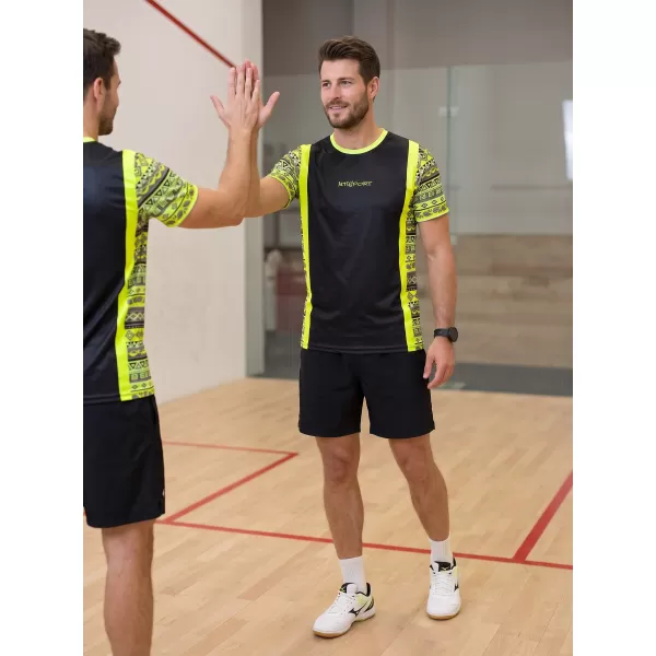  Muška funkcionalna premium majica ALTISPORT VOJ/ALM043TR01 NEON ŽUTA 