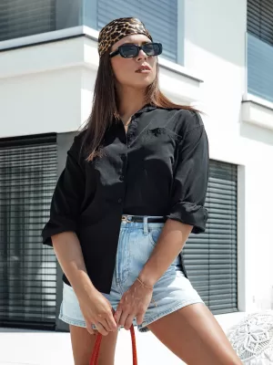 Košulja DSTREET ELEGANZZA DY0437 CRNI