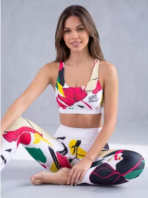 Ženske duge premium funkcionalne tajice ALTISPORT VOJ/ALW042LEG01 BIJELA