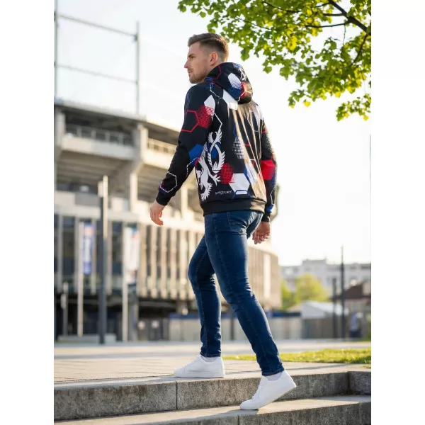  Muška premium funkcionalna majica ALTISPORT VOJ/ALM036MI01 HEKSA CRNA 