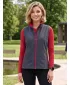 Ženski softshell prsluk ALTISPORT NoPrint NP/ALW7211NJ ŽELJEZNO SIVA/CRVENA
