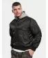 Jakna BRANDIT HOODED MA BD3150 CRNA/SIVA