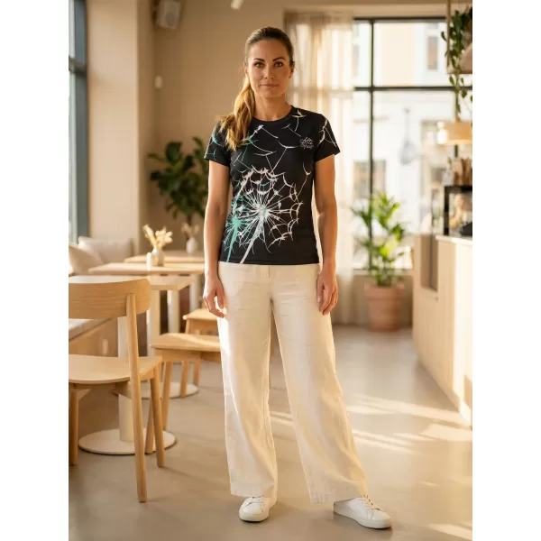  Ženska premium funkcionalna majica ALTISPORT VOJ/ALW035TR01 CRNO/TIRKIZNO 