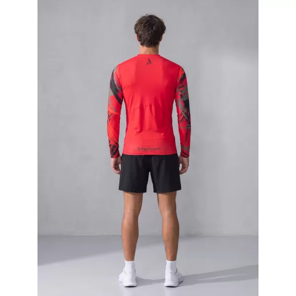  Muška premium funkcionalna kompresijska majica ALTISPORT VOJ/ALM039TR03 CRVENA 