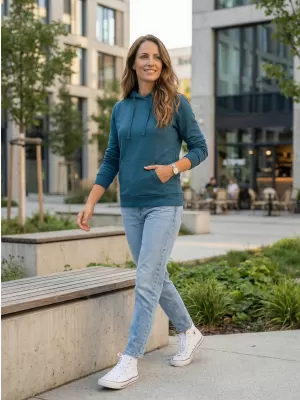 Ženski sweatshirt ALTISPORT NoPrint NP/ALW597NJ BENZIN