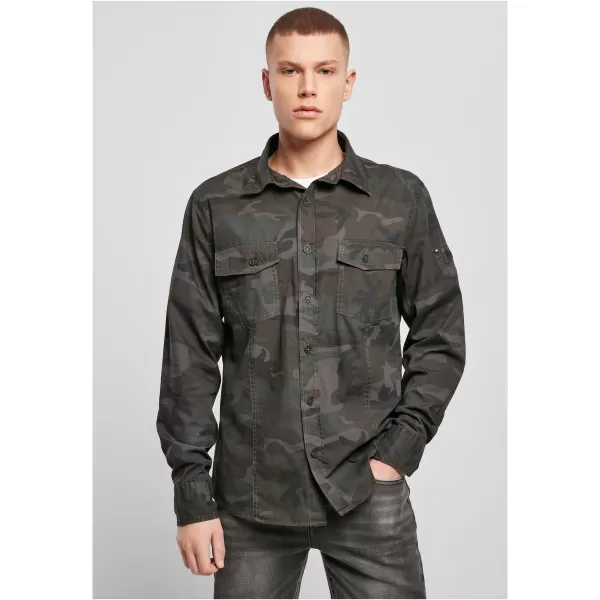  Košulja BRANDIT SLIM WORKER BD4005 MASLINA 