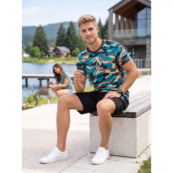  Muška funkcionalna premium majica ALTISPORT VOJ/ALM038TR01 KEROZIN/SMEĐA 