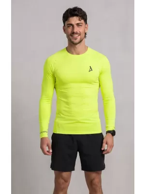 Muška premium funkcionalna kompresijska majica ALTISPORT VOJ/ALM000TR03 NEON ŽUTA