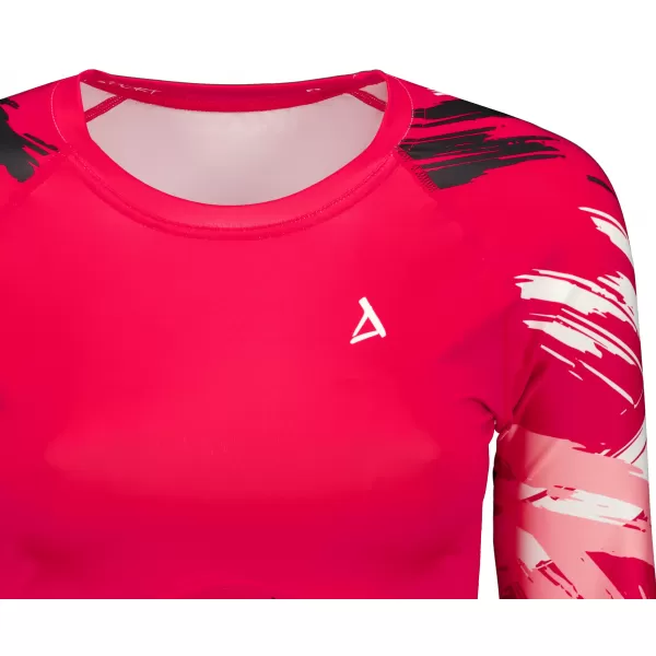  Ženski vrhunski funkcionalni skraćeni top s dugim rukavima ALTISPORT VOJ/ALW039TR04 VIVA MAGENTA 