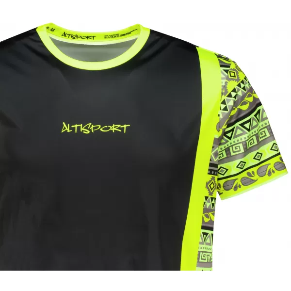  Muška funkcionalna premium majica ALTISPORT VOJ/ALM043TR01 NEON ŽUTA 