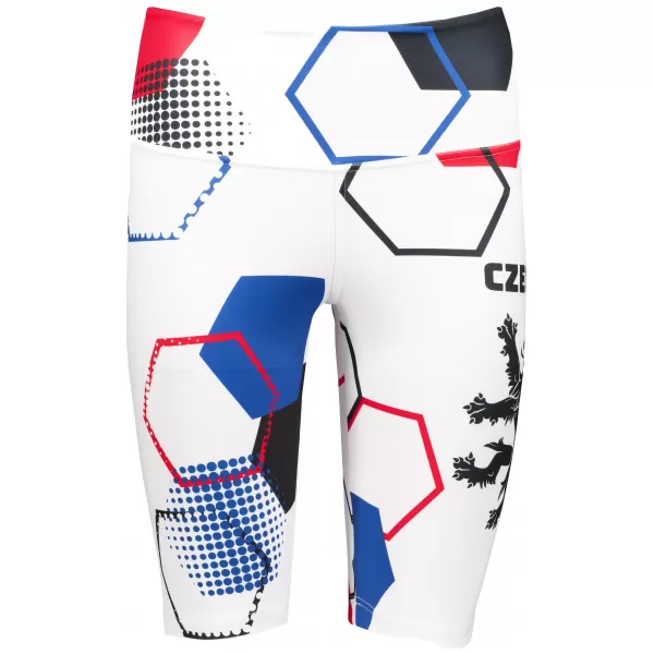  Ženske premium funkcionalne tajice iznad koljena ALTISPORT VOJ/ALW036LEG02 HEKSA BIJELA 